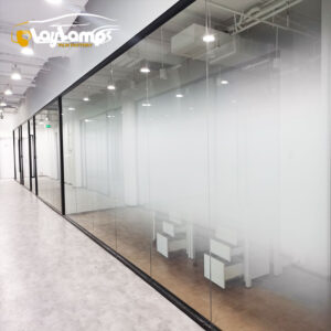 New Arrival Self-Adhesive PET Window Tint Gradient White Frosted Snowflake Pattern Privacy Decorative Film