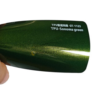 Color TPU PPF Sonoma Green Metal Dark Green Glossy UV & Infrared Proof Self-Healing Body Paint Protection Film for Cars