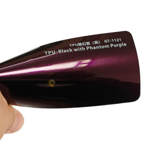 Wholesale Custom Luxury Black Magic Purple TPU 7.5mil Full Body Wrap for Vehicles Color Changing Anti Scratch Glossy Car Film