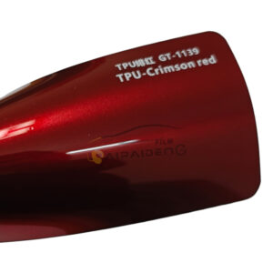 Crimson Red Auto Wrap PPF Car Windows Roll Shape Anti-Scratch Self Healing UV Proof Anti-Yellowing TPU Vinyl Film Color-Changing