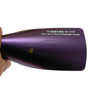 Body Paint Protection Color Changing Ultra Matte Midnight Purple Decoration Roll TPU Anti-Scratch Self Healing UV Proof 7.5mil